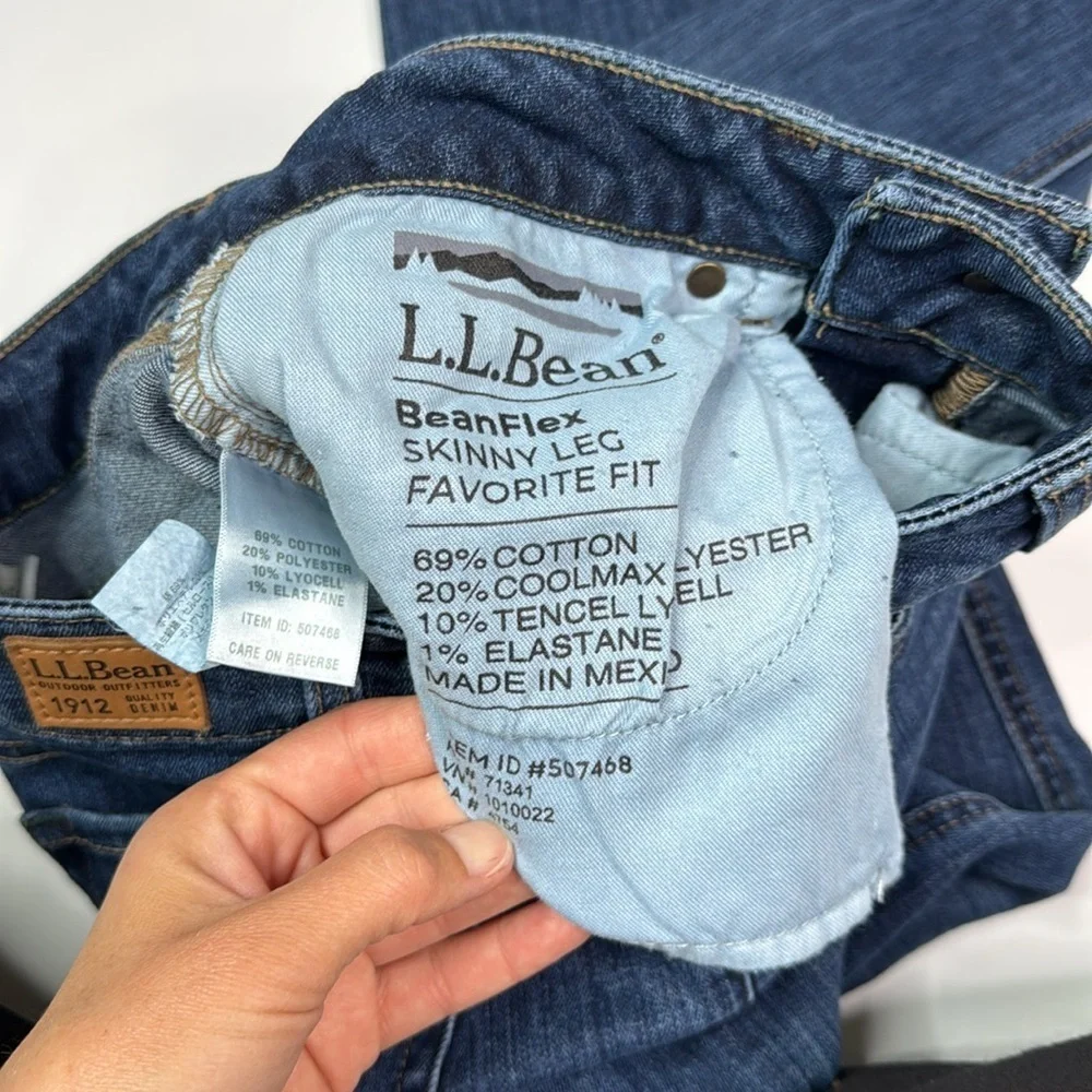 L.L. Bean BeanFlex Skinny Leg Favorite Fit Size 2